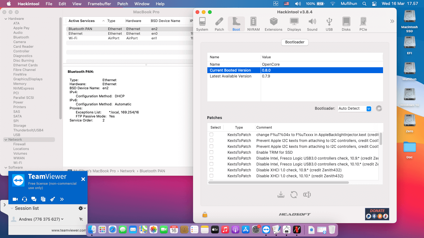Asus X441UA WX322T [SkyLake   Intel HD 520 + I2C]   OpenCore 9